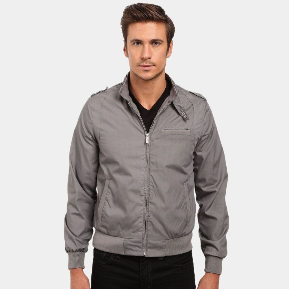 Air Sonny Vaccaro Grey Jacket - Front View