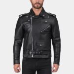 Men's Brando Biker Jacket - Image 4