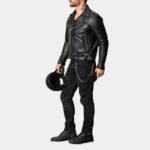 Men's Brando Biker Jacket - Image 2