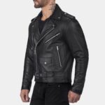 Men's Brando Biker Jacket - Image 6