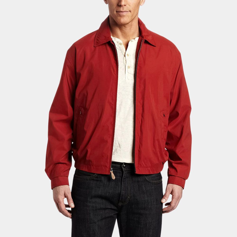 Rebel Without a Cause James Dean Red Harrington Jacket - Front View