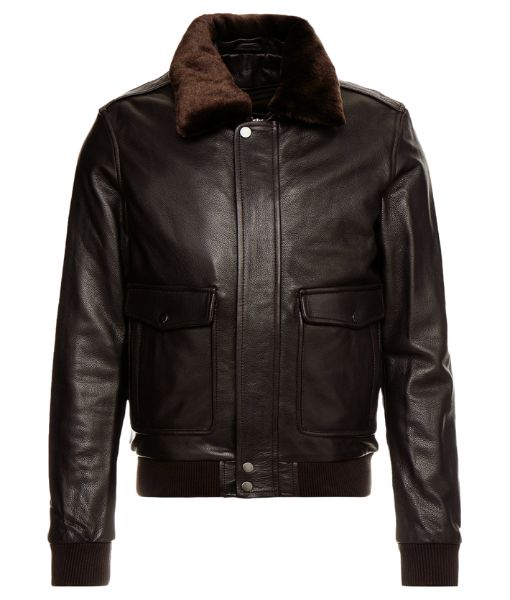 The Thing MacReady Brown G-1 Leather Bomber Jacket - SAFYD