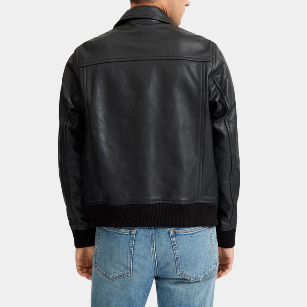 Liaison Gabriel Delage Black Leather Jacket - SAFYD