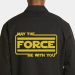 May the Force be with You Yellow Print