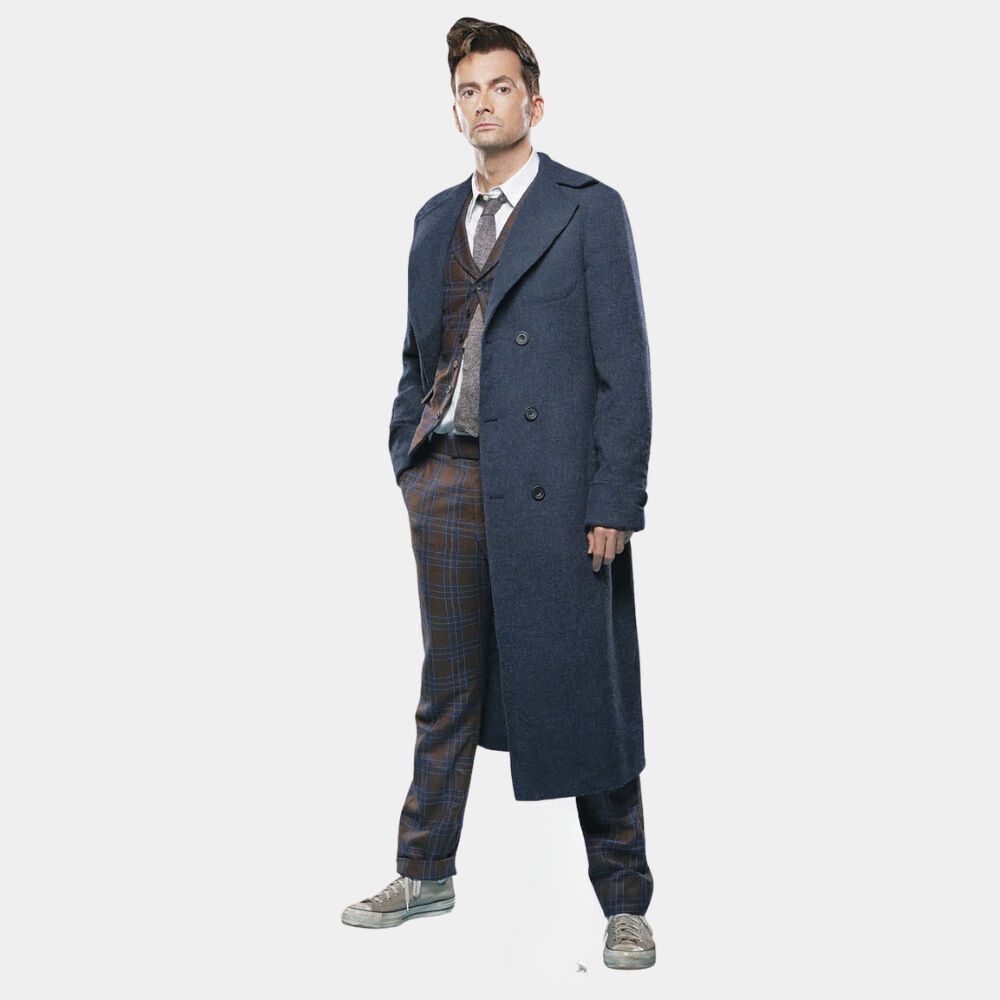 14th Doctor Who Blue Trench Coat