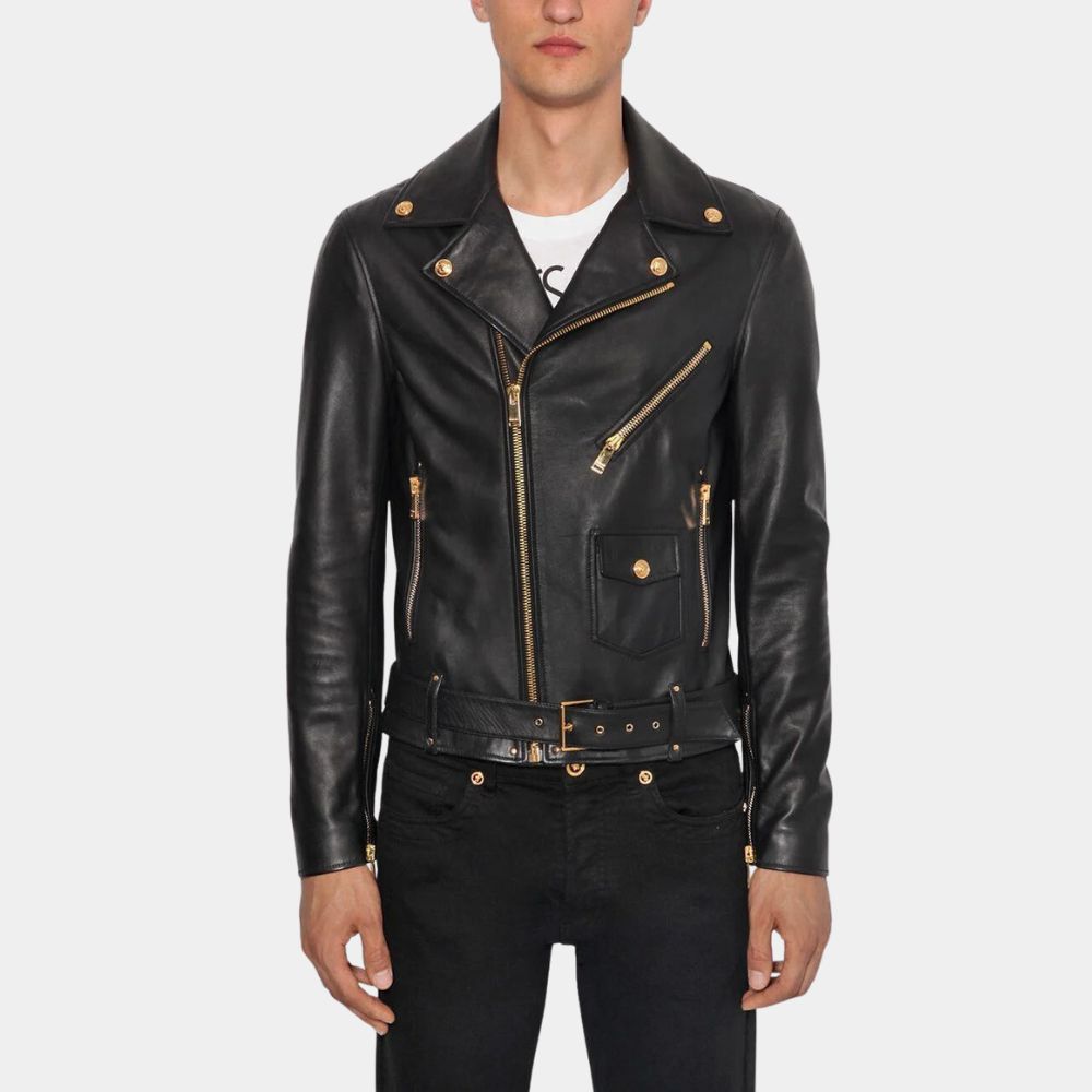 Zayn Malik Love Like This Studded Leather Jacket