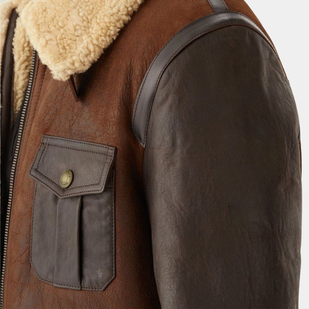 Leather aviator jacket – Conbipel