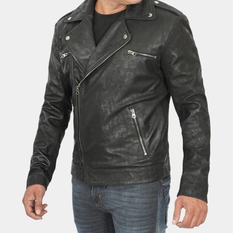 Judgment's Takayuki Yagami Black Leather Biker Jacket | Lost Judgement ...