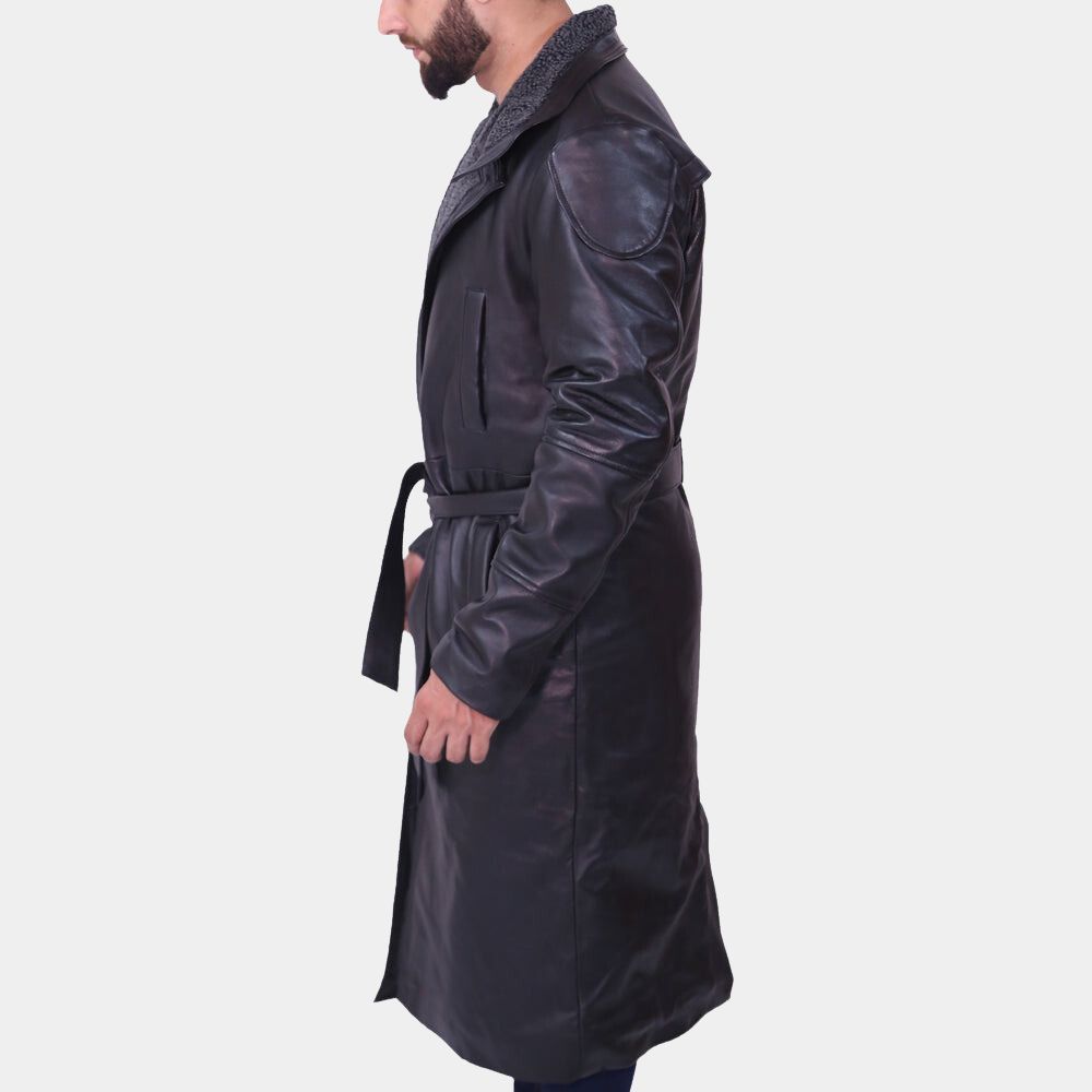 Ryan Gosling Blade Runner 2049 Black Leather With Shearling Lining ...