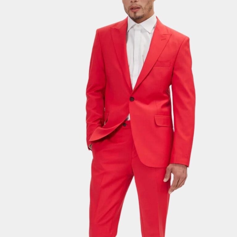 Blinding Lights The Weeknd Red Blazer - Single Breasted One Button Red ...