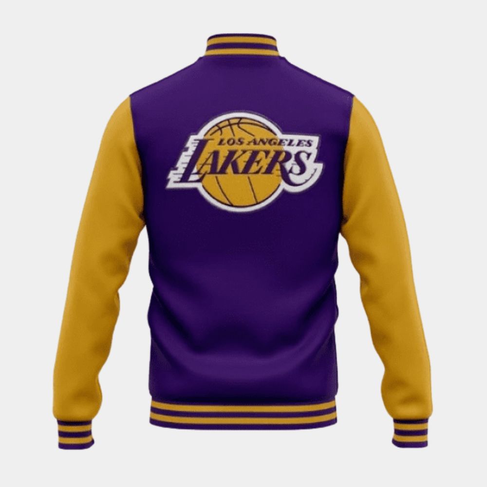 Los Angeles Lakers jacket for Men and Women - Back View