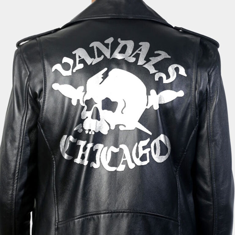 The Bikeriders Vandals Chicago Motorcycle Club Leather Jacket - Johnny ...