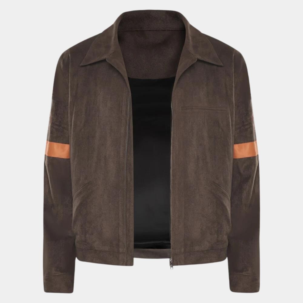 Rick Grimes CRM Brown Jacket - Front View