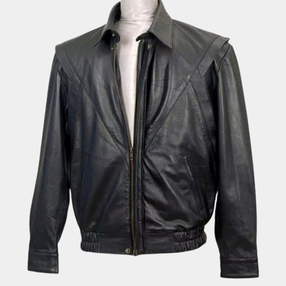 David Hasselhoff aka Michael Knight Rider Black Leather Jacket - SAFYD