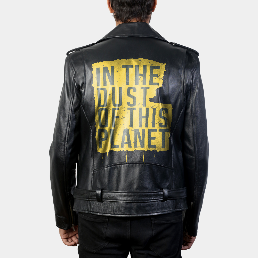 In the Dust of this Planet Leather Jacket