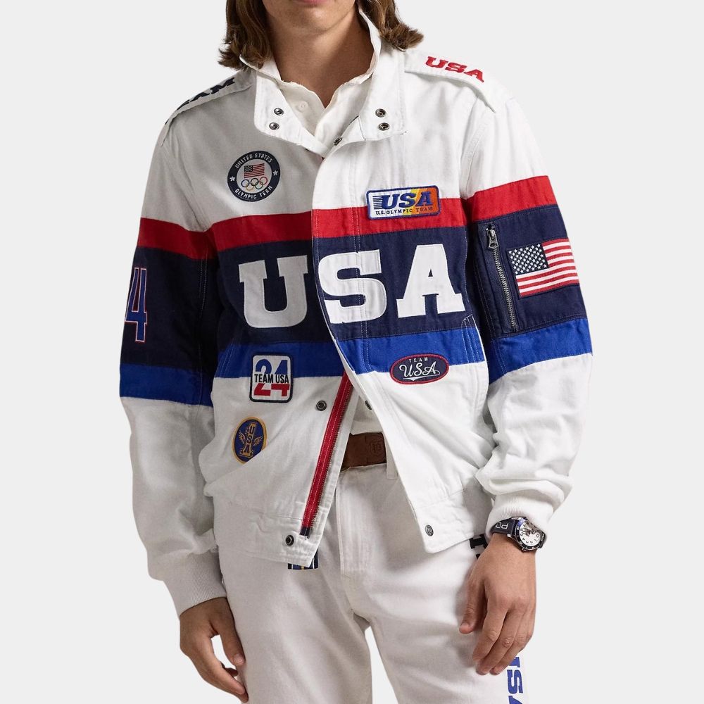 Team USA olympics 2024 closing ceremony jacket front-view