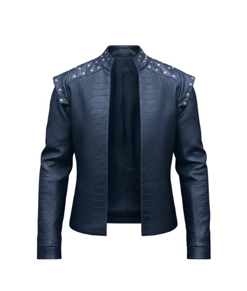  Witcher Season 03 Geralt of Rivia Leather Jacket with studds