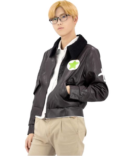 Hetalia: Axis Powers America jacket aka Alfred F. Jones Brown Leather Jacket