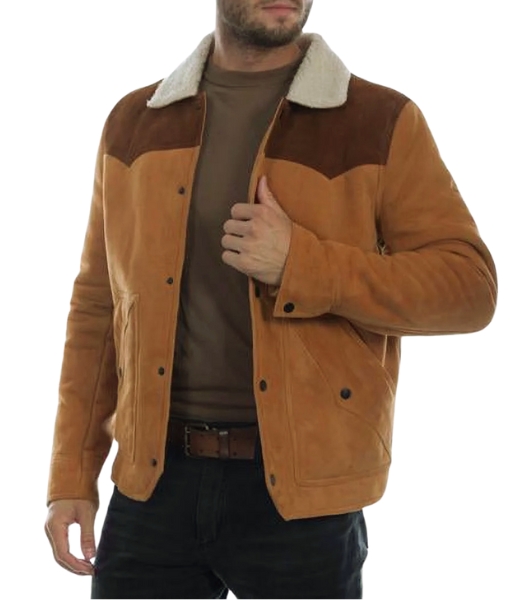Yellowstone S05 Part 2 John Dutton Shearling Jacket - Kevin