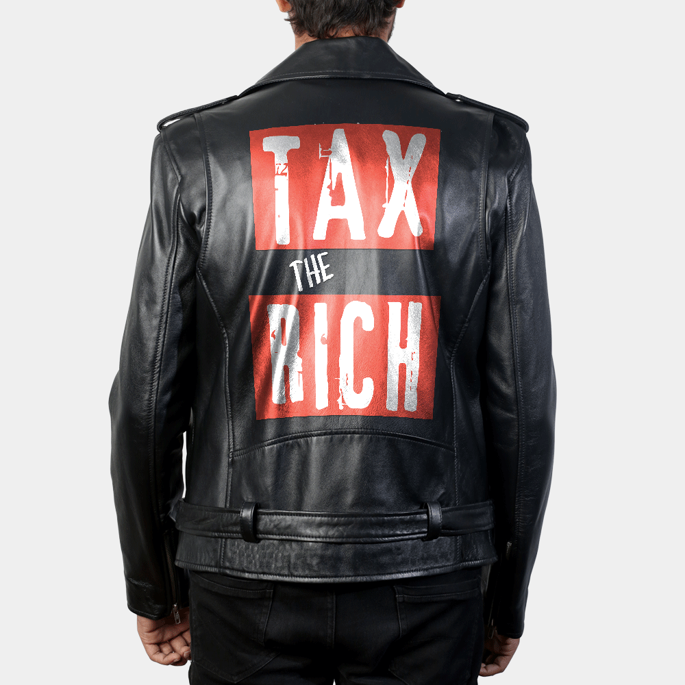 Tax the Rich Leather Jacket