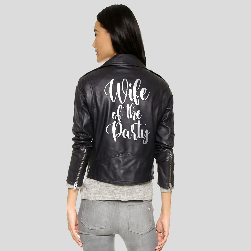 Wife of the Party Leather Jacket