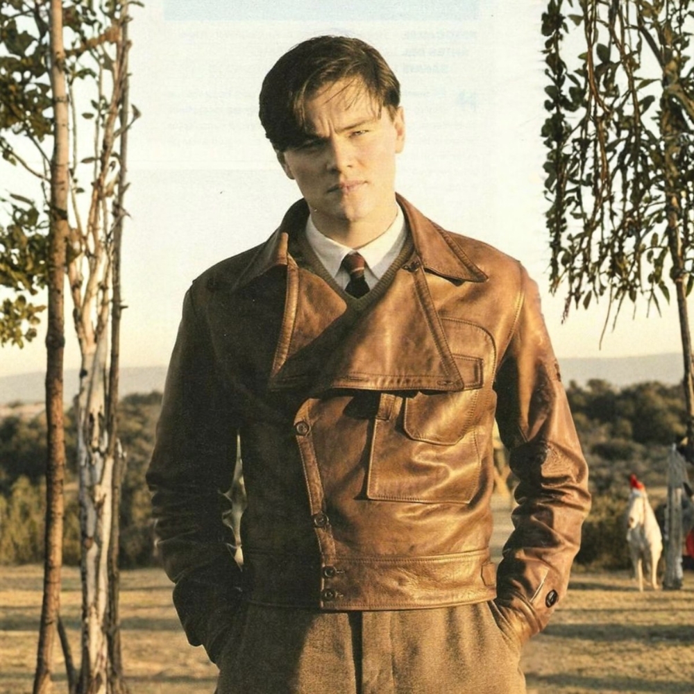 Howard Hughes Brown Bomber Jacket