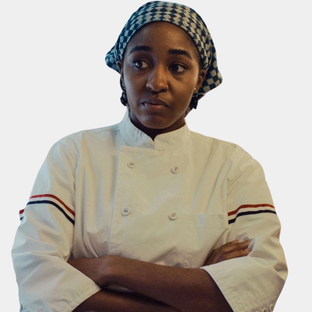 White Thom Browne Chef Jacket