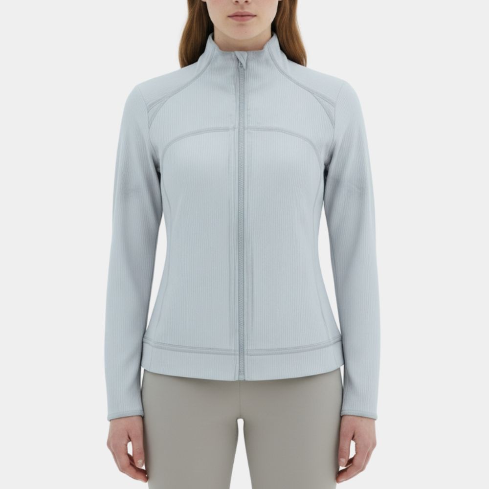 Alice in Borderland S03 Yuzuha Usagi (Tao Tsuchiya) Grey Jacket - Front View