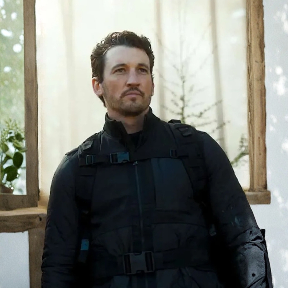 Miles Teller Black Parachute Jacket