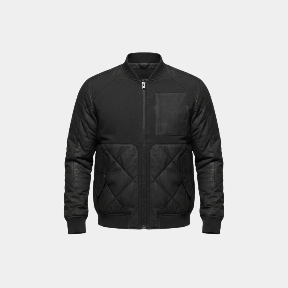 Miles Teller Black Parachute Jacket