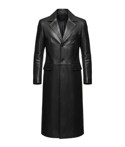Play Dirty Rosa Salazar Leather Coat