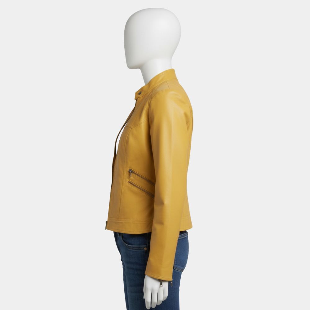 Pluribus Rhea Seehorn Leather Jacket - Image 3