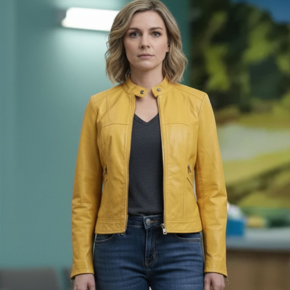 Pluribus Rhea Seehorn Leather Jacket - Image 4