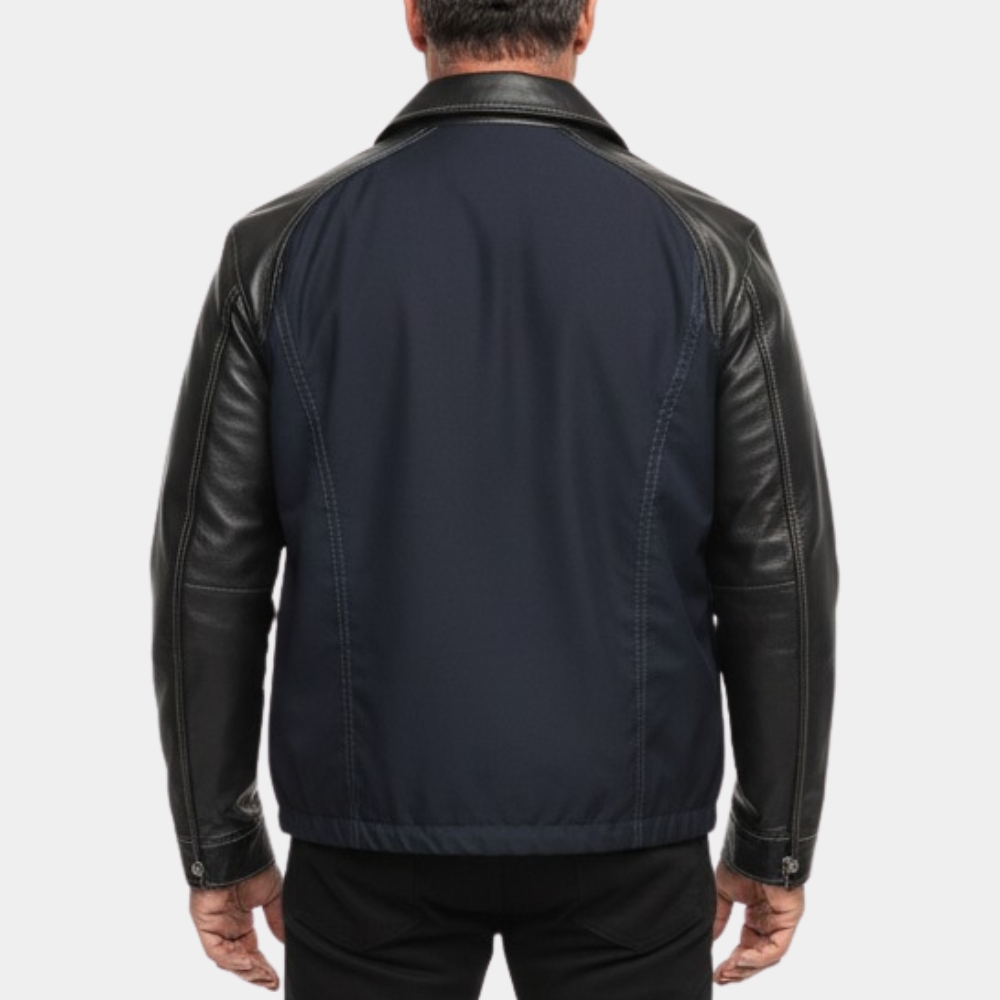 Tulsa King Season 03 Episode 04 Sylvester Stallone Leather Jacket - Back
