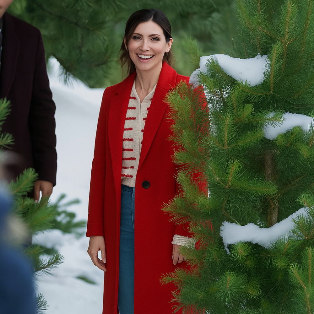 A Christmas Prayer Shae Robins Wool Coat - Image 3