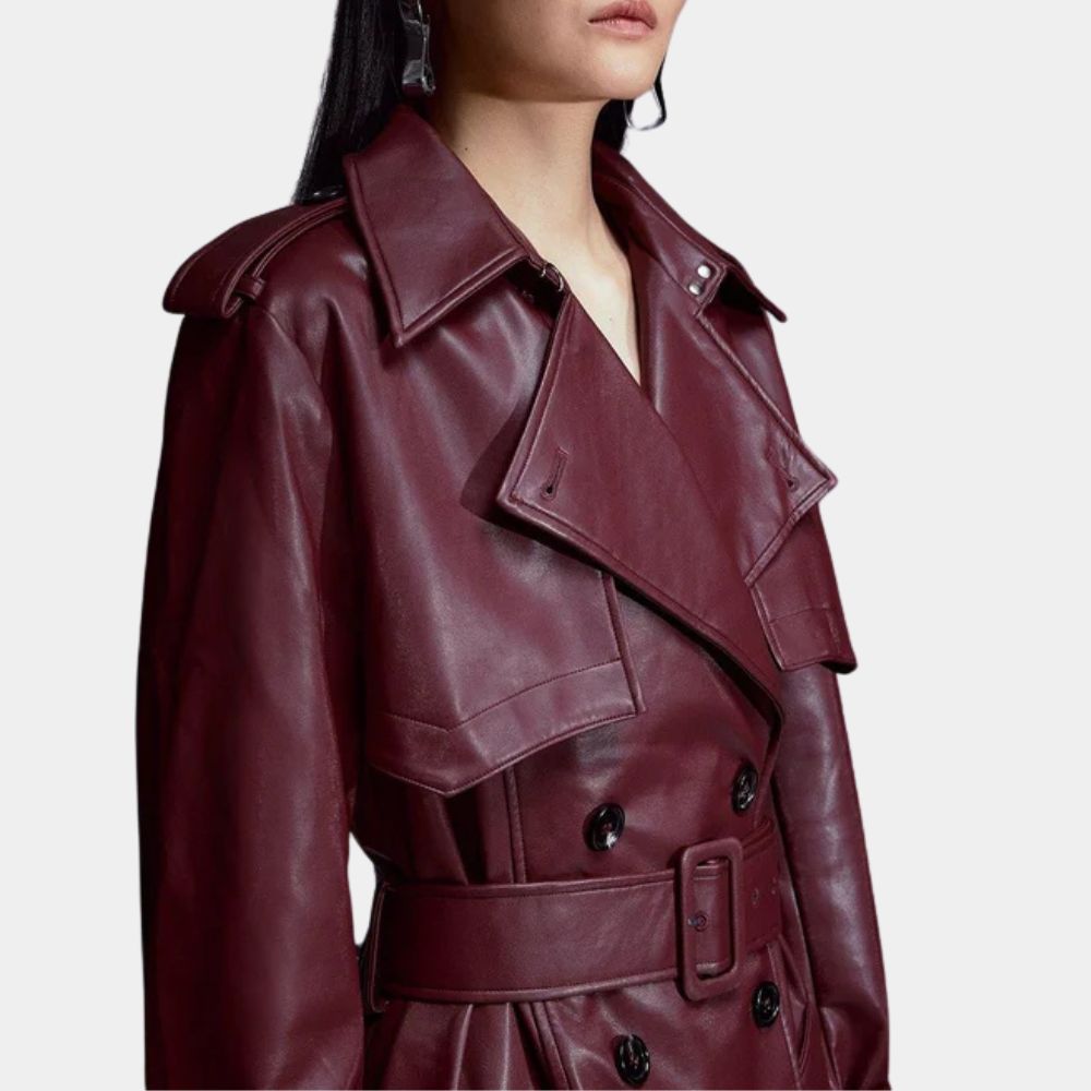 A Merry Little Ex-Mas Jameela Jamil Coat - Image 4