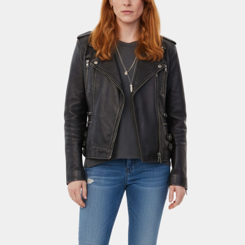 Riot Women S01 Rosalie Craig Leather Jacket