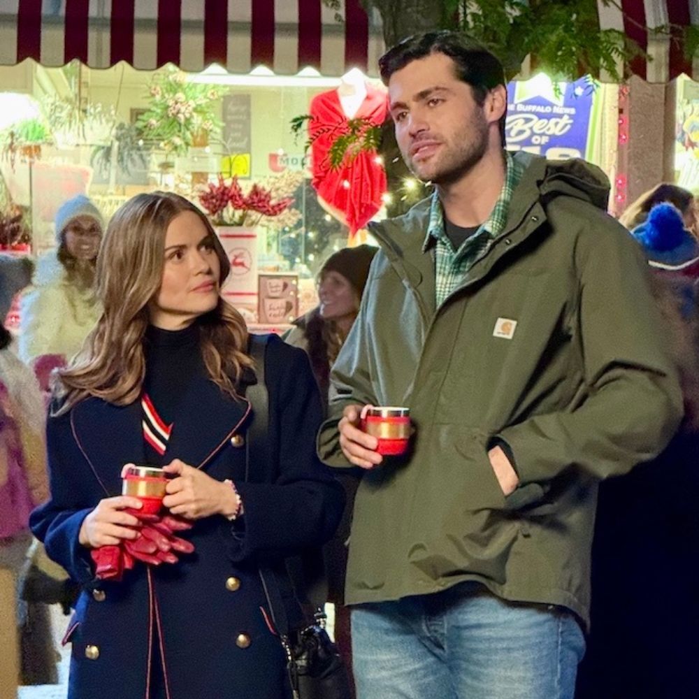 Holiday Touchdown Matthew Daddario Green Jacket - Image 3