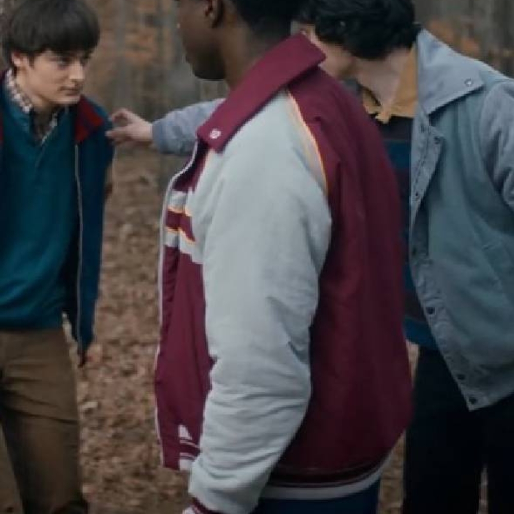 Season 05 Lucas Red Bomber Jacket