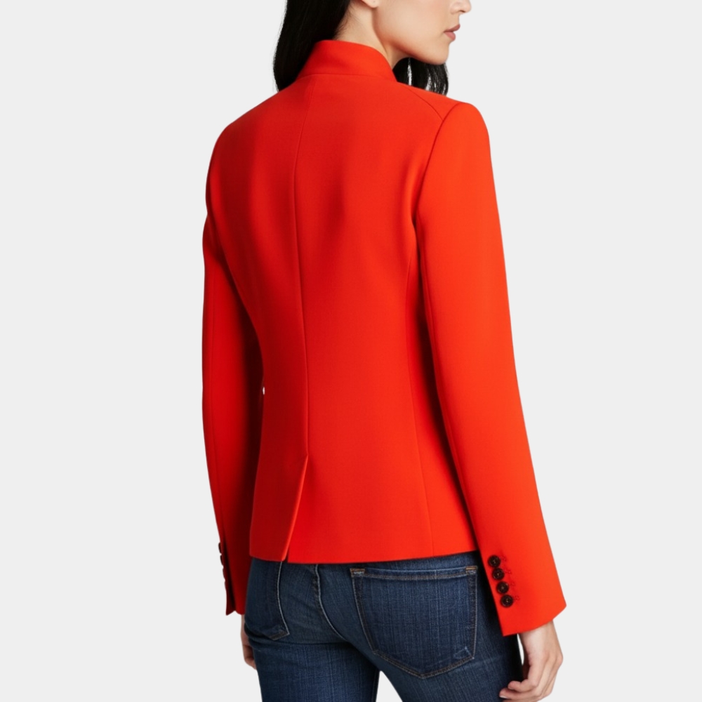 Emily In Paris S05 Lily Collins Red Jacket