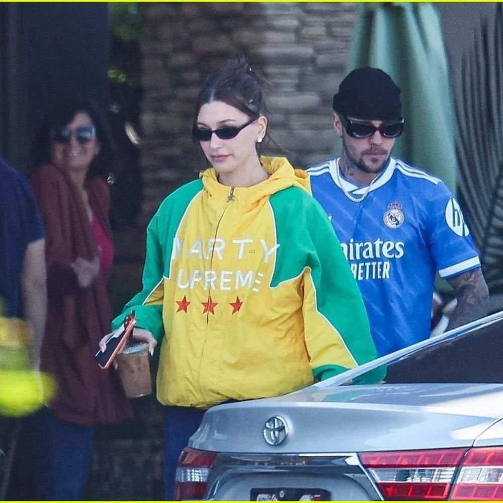 Hailey Bieber Sports Marty Supreme Jacket - Image 4