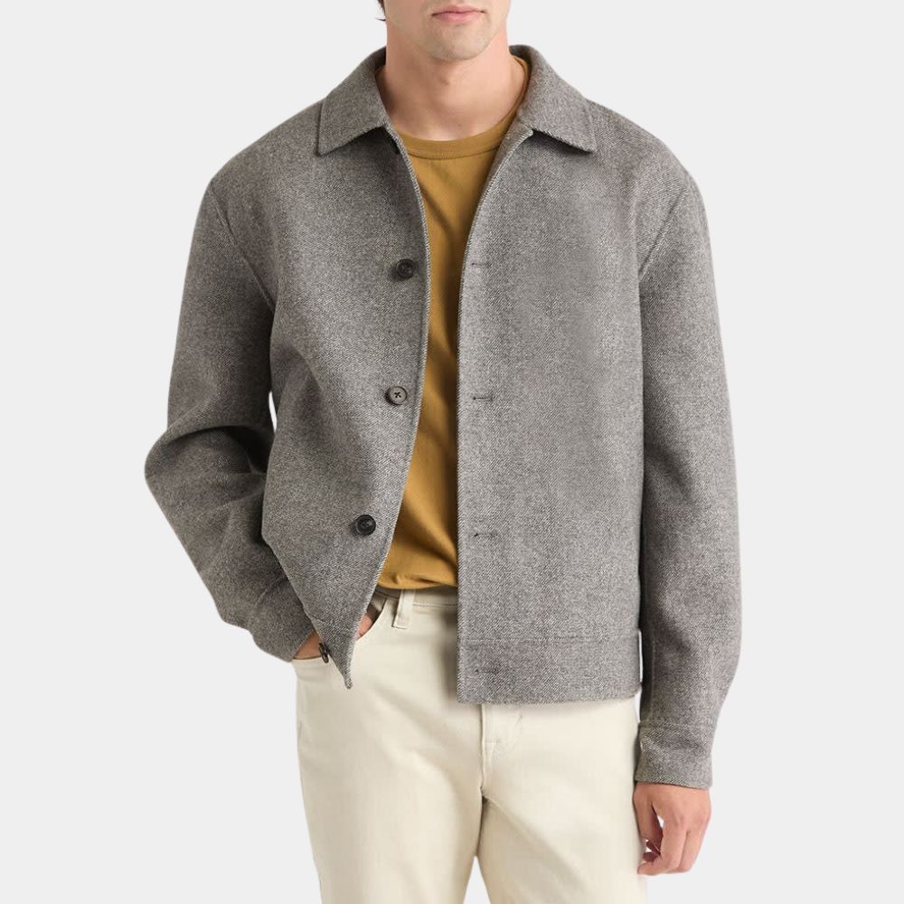 Turbulence 2025 Jeremy Lrvine (Zach) Wool Jacket - Front View