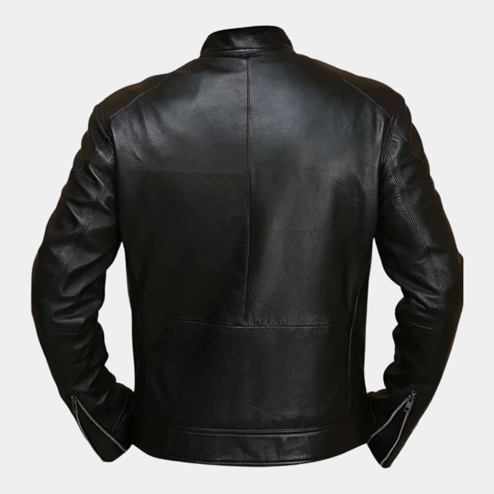 The Copenhagen Test Simu Liu Leather Jacket - Image 3