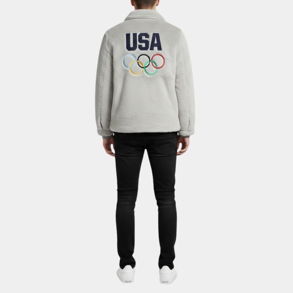 Olympics 2026 Team USA Sherpa Jacket