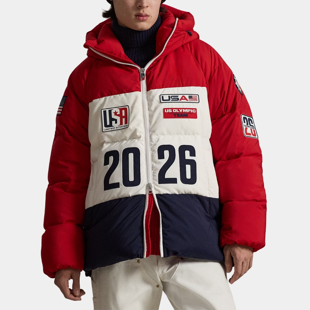 Olympics 2026 Team USA Closing Ceremony Puffer Jacket