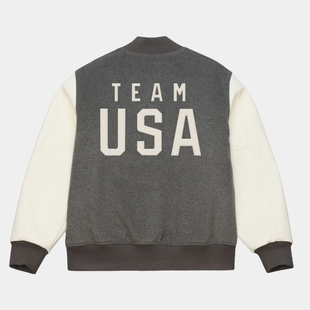 coach snoop wool blend grey varsity